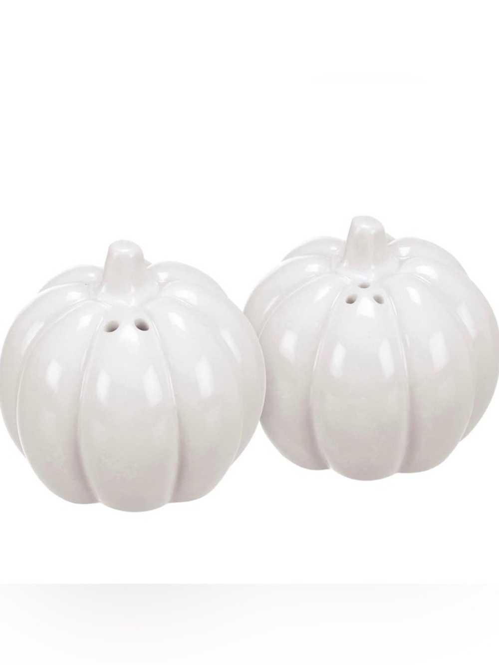 TALKING TABLES PUMPKIN SALT & PEPER SHAKER SET